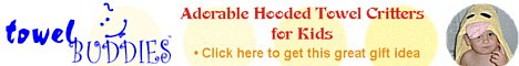 TowelBuddies - Adorable Hooded
                           Towel Critters
